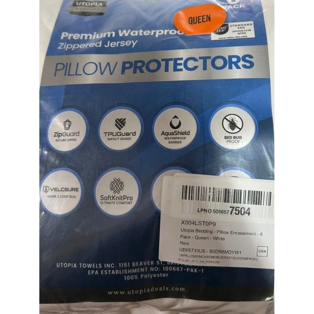 Queen Pillow Protectors (6)
